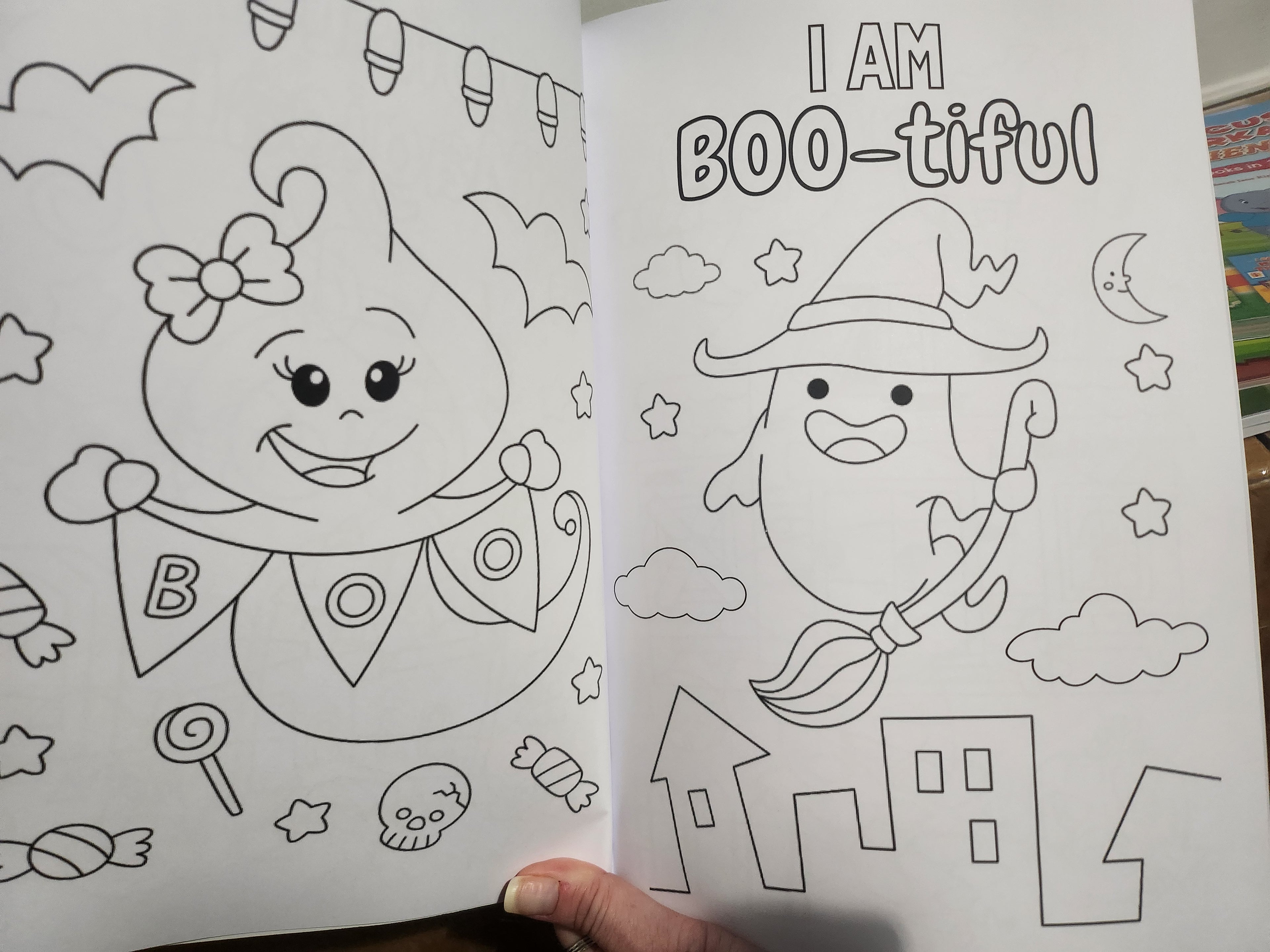 Halloween Affirmations, Activities & Colouring Book