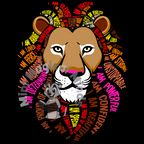 Lion Positive Affirmation Image. PDF Files.