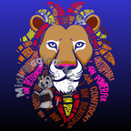 Lion Positive Affirmation Image. PDF Files.