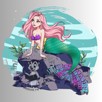 Mermaid Positive Affirmation Image. PDF Files.