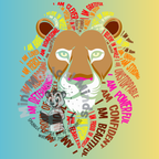Lion Positive Affirmation Image. PDF Files.