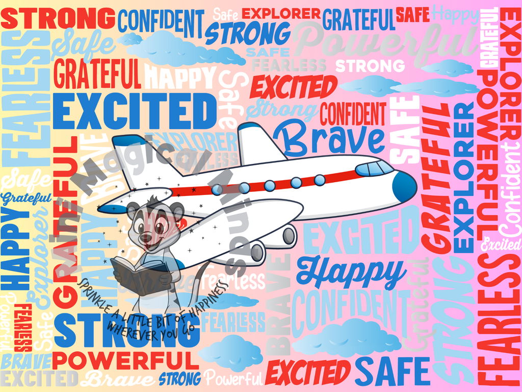 Aeroplane Positive Affirmation Print . PDF File