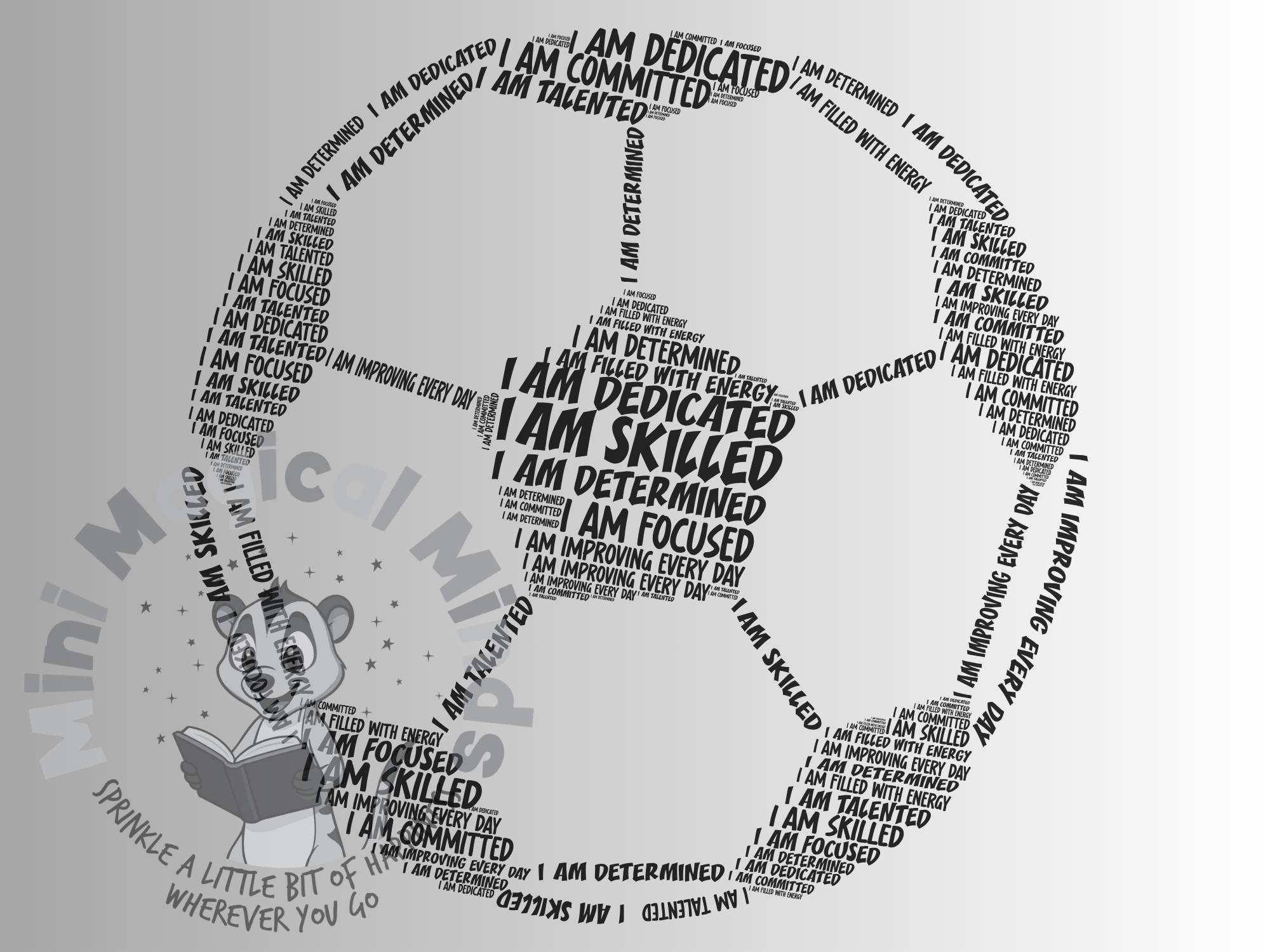 Football Positive Affirmations Image. PDF Files.