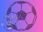 Football Positive Affirmations Image. PDF Files.