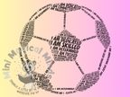 Football Positive Affirmations Image. PDF Files.