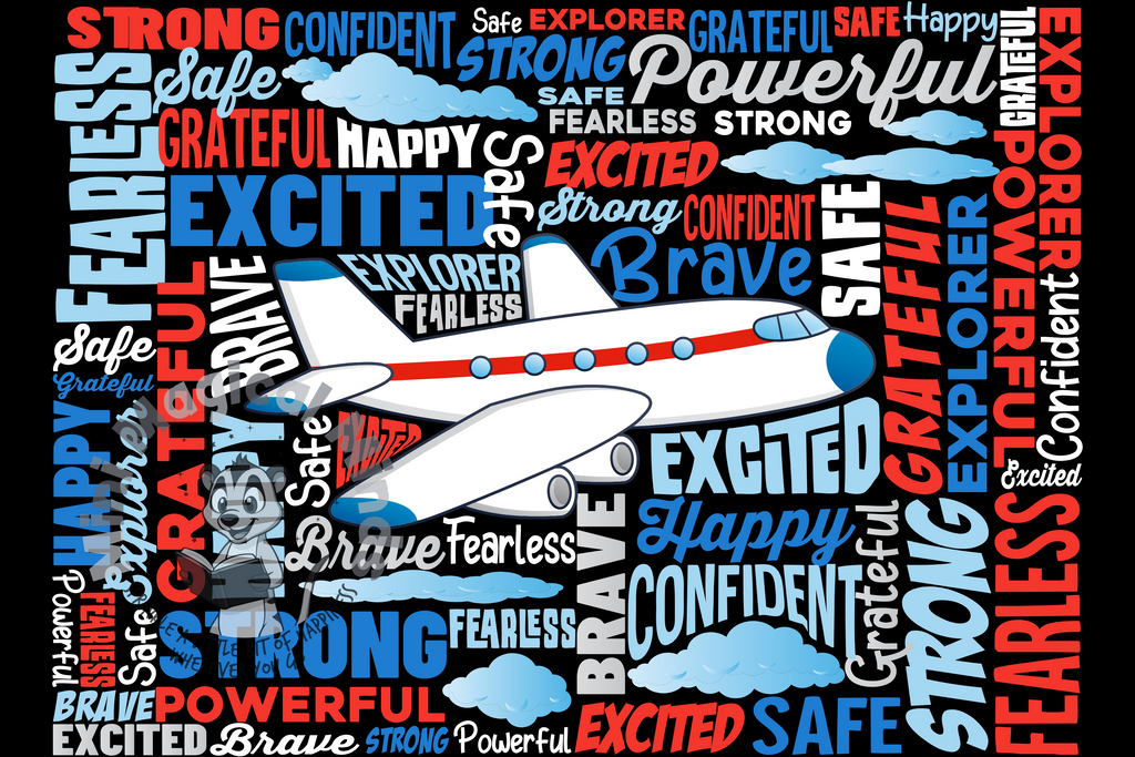 Aeroplane Positive Affirmation Print . PDF File