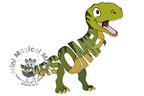 Dinosaur `Roarsome` Positive Affirmation Image. PDF File.