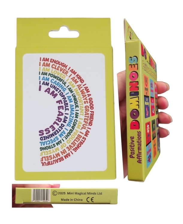 DOMINOES. Card Game with Affirmations.