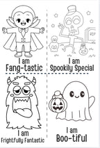 Halloween Affirmations, Activities & Colouring Book