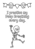 Halloween Affirmations, Activities & Colouring Book