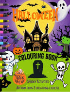 Halloween Affirmations, Activities & Colouring Book