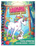 Unicorn Positive Affirmations Colouring Book 🦄