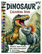 Dinosaur Positive Affirmations Colouring Book 🦖